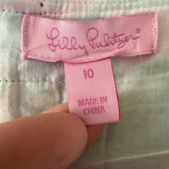 Lilly Pulitzer Pink and Green Mini Dress - Picture 7 of 14